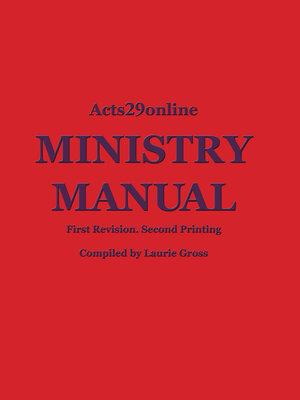 cover image of Acts29online Ministry Manual
